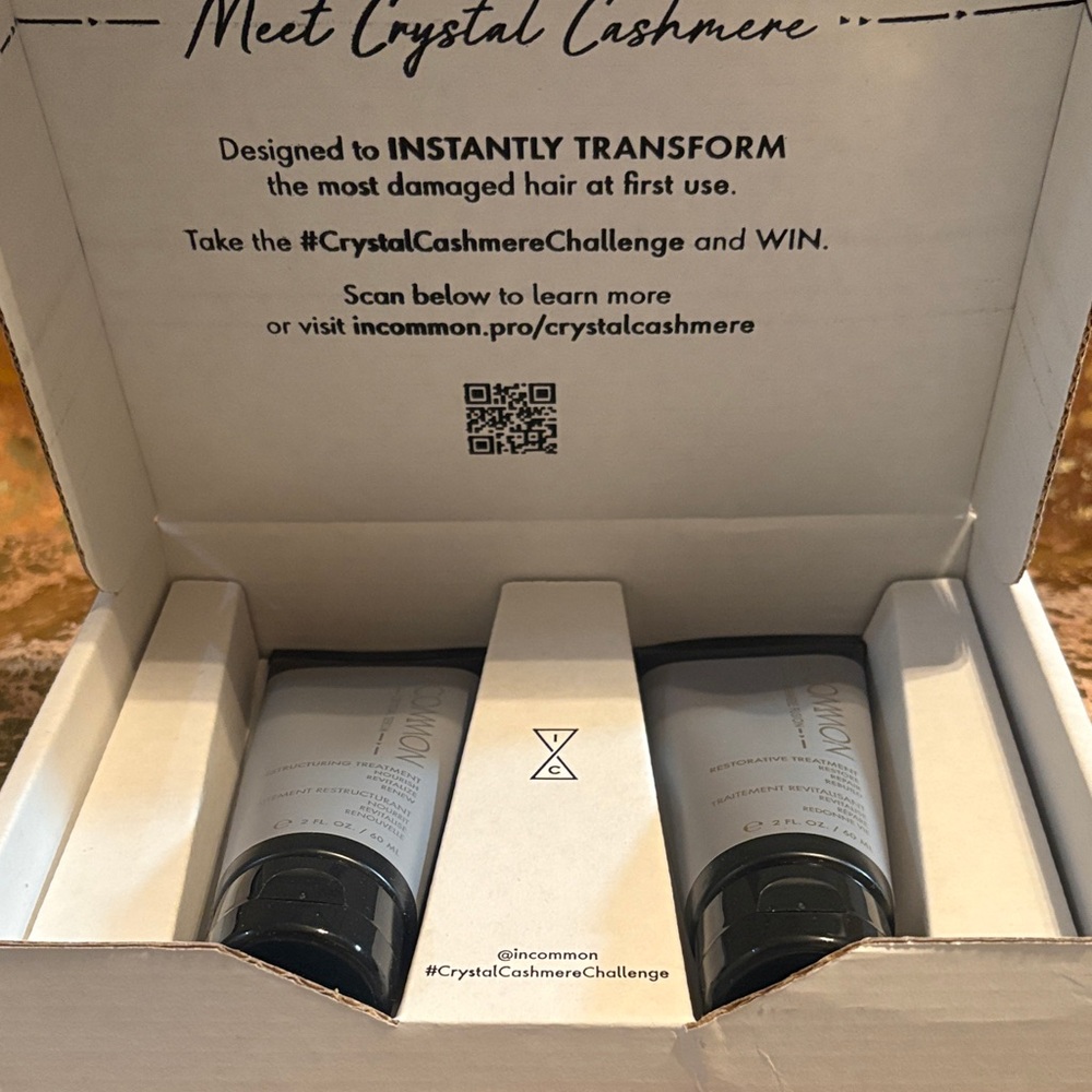 InCommon Crystal Cashmere Hair Treatment Set